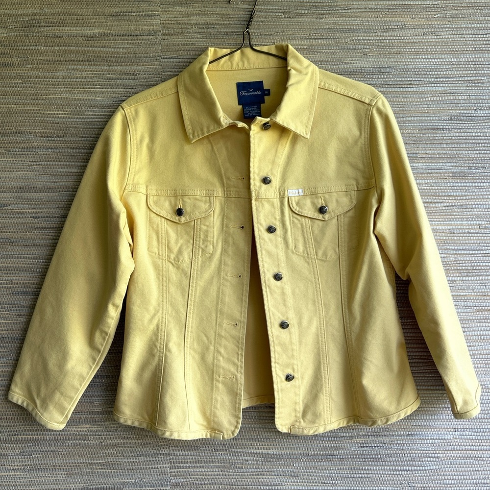 Façonnable Canvas Long-sleeve Jean Jacket Size M